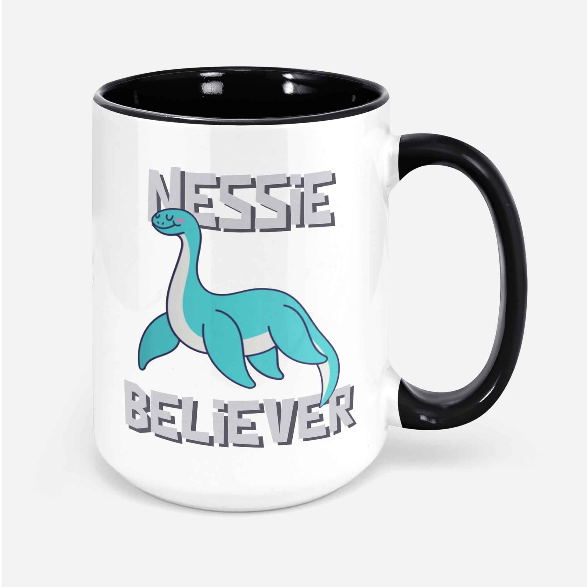 Nessie Beliver Funny Loch Ness Monster Mug 11oz 330ml