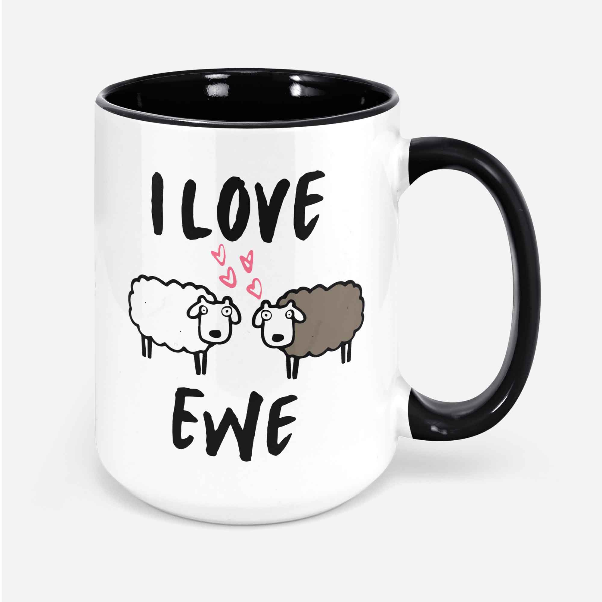 I Love Ewe Mug Gift For Her Him Sheep Lovers Gift Couples Gift Smallholding Gift