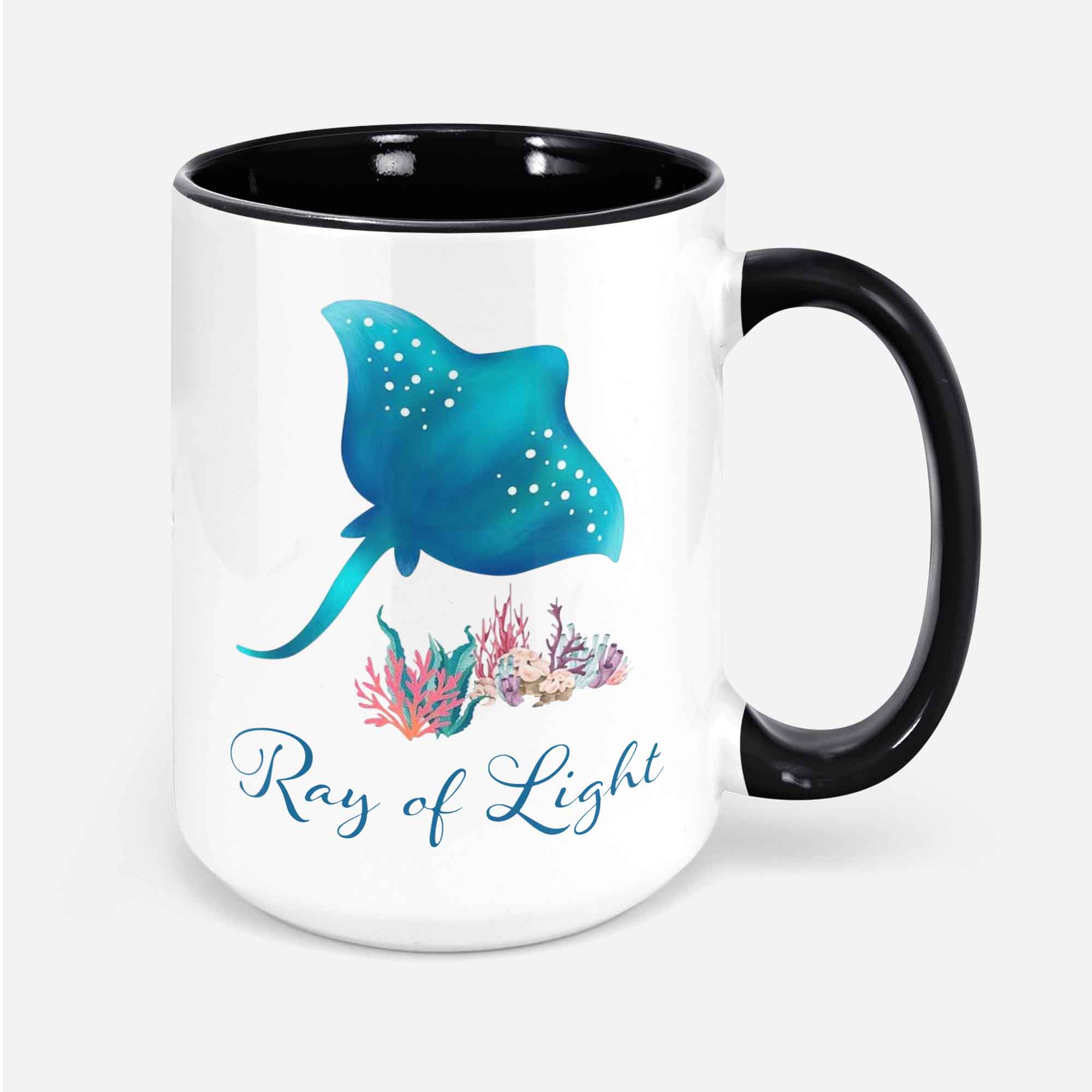 Stingray Coffee Mug Stingray Gift Stingray Mug Ray Of Light Oceanlife Ocean