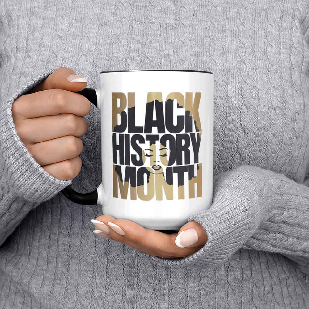 Black History Month Mug, African American Women Gift, Afro Coffee Mug, Black History Month Gift