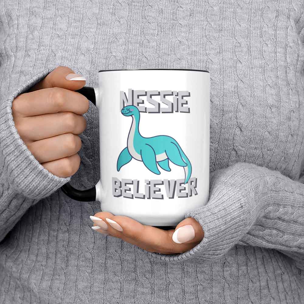 Nessie Beliver Funny Loch Ness Monster Mug 11oz 330ml