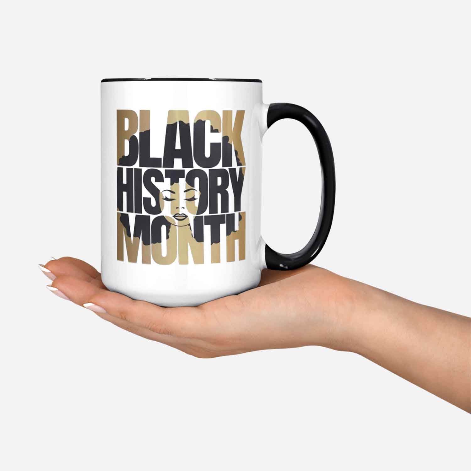 Black History Month Mug, African American Women Gift, Afro Coffee Mug, Black History Month Gift