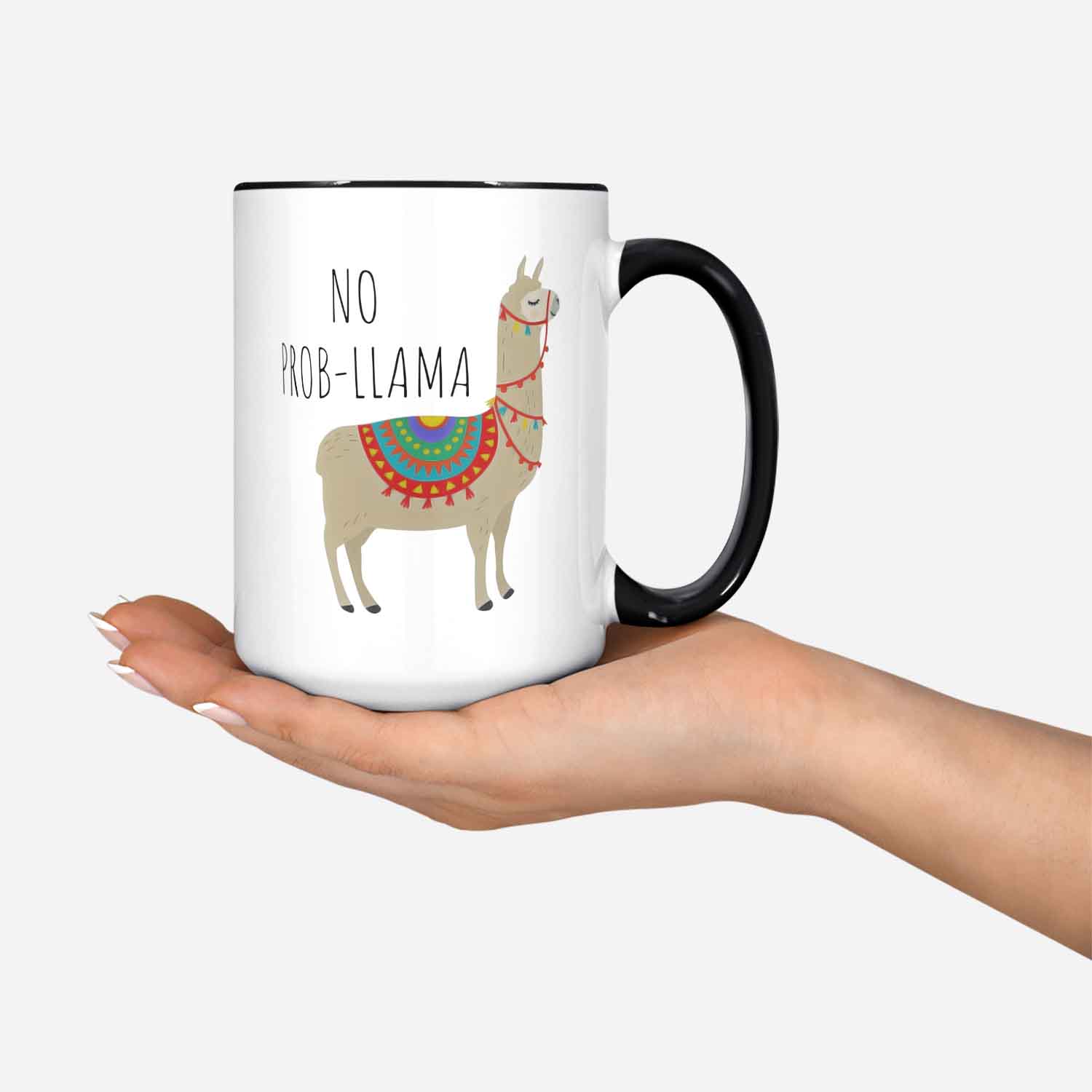 No Prob Llama Mug Cute Llama Mug Llama Coffee Cup Funny Llama Mug Llama Cup Llama Mug Llama Lover Gift No Drama Llama Llama Lover