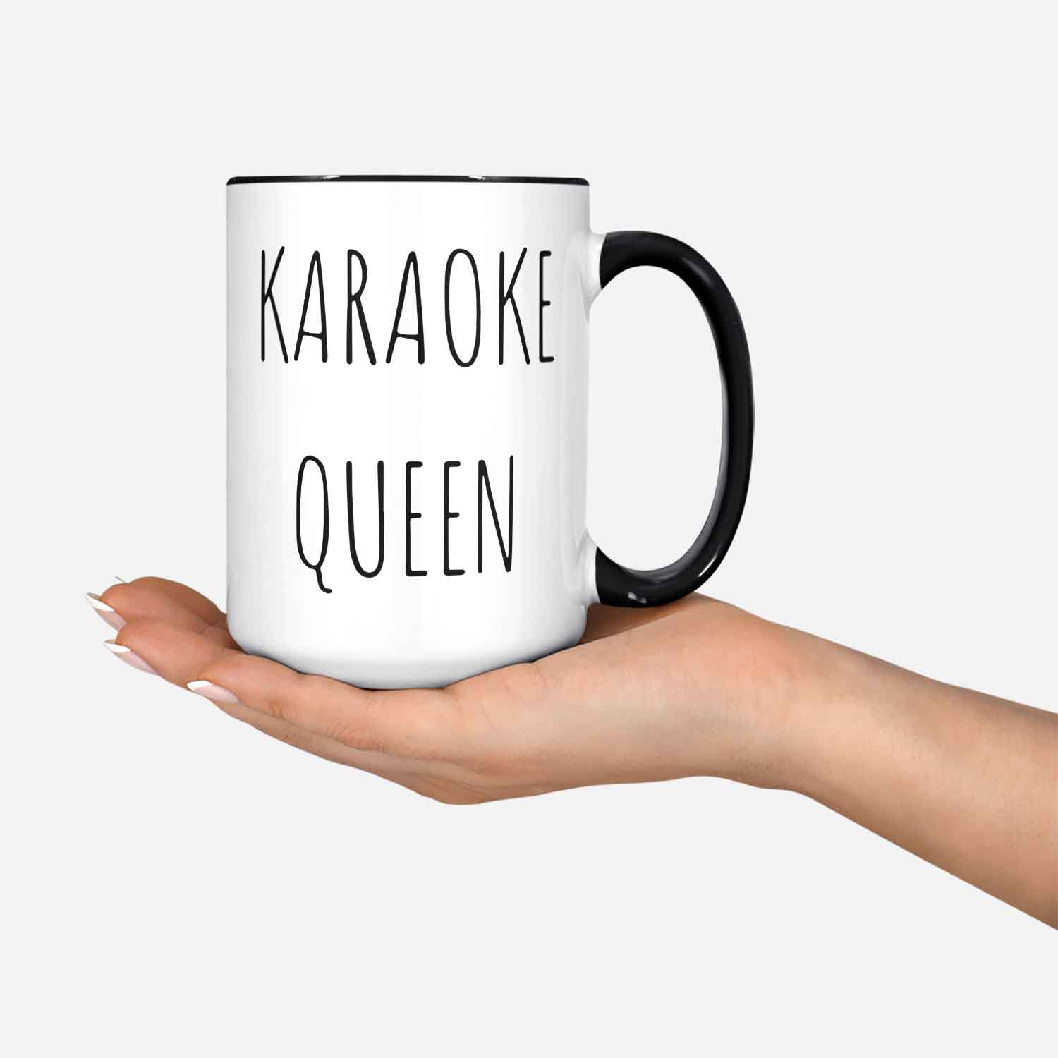 Karaoke Queen Mug Gift For Female Singer Karaoke Gift Karaoke Queen Coffee Cup