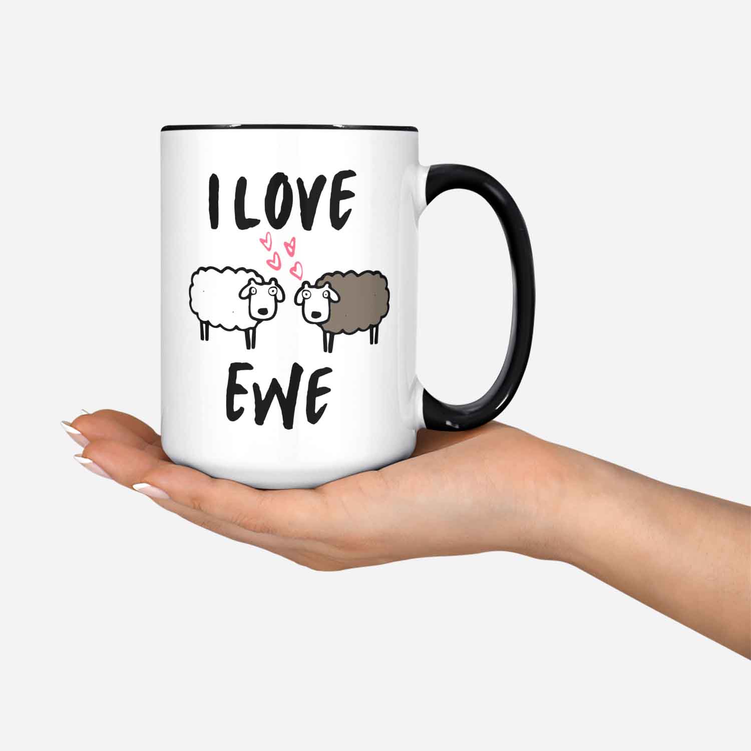 I Love Ewe Mug Gift For Her Him Sheep Lovers Gift Couples Gift Smallholding Gift