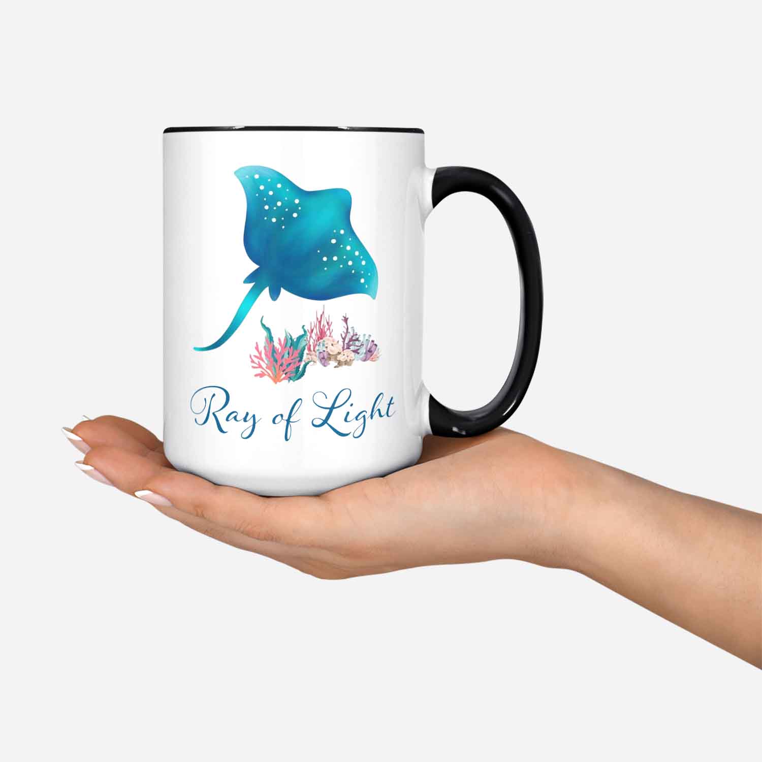 Stingray Coffee Mug Stingray Gift Stingray Mug Ray Of Light Oceanlife Ocean