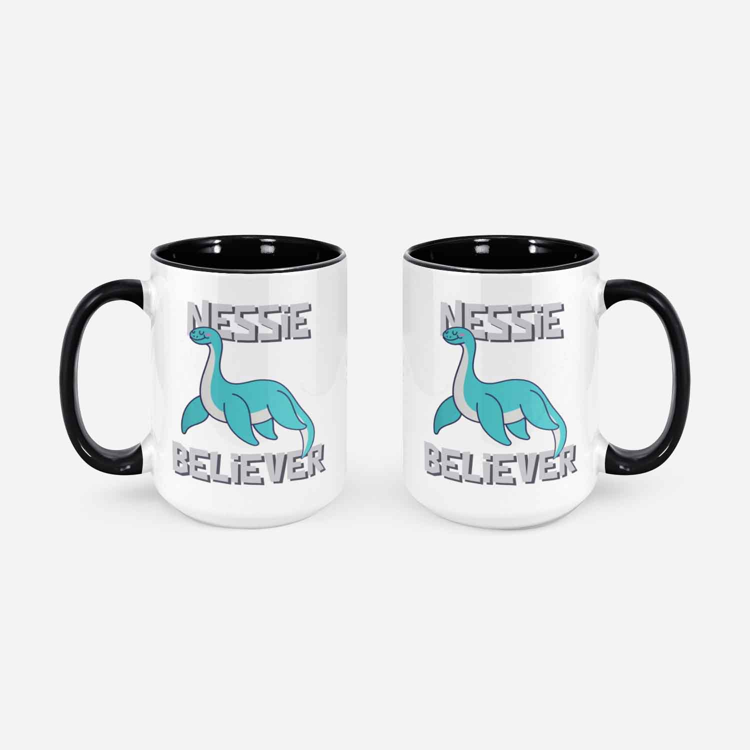 Nessie Beliver Funny Loch Ness Monster Mug 11oz 330ml