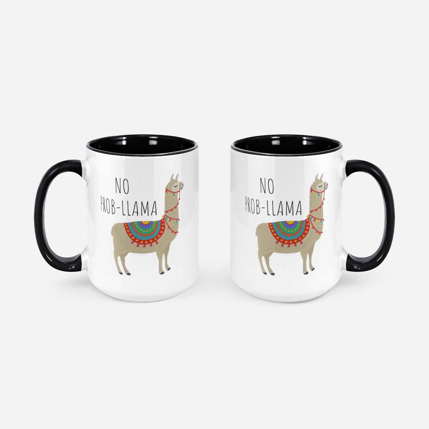 No Prob Llama Mug Cute Llama Mug Llama Coffee Cup Funny Llama Mug Llama Cup Llama Mug Llama Lover Gift No Drama Llama Llama Lover