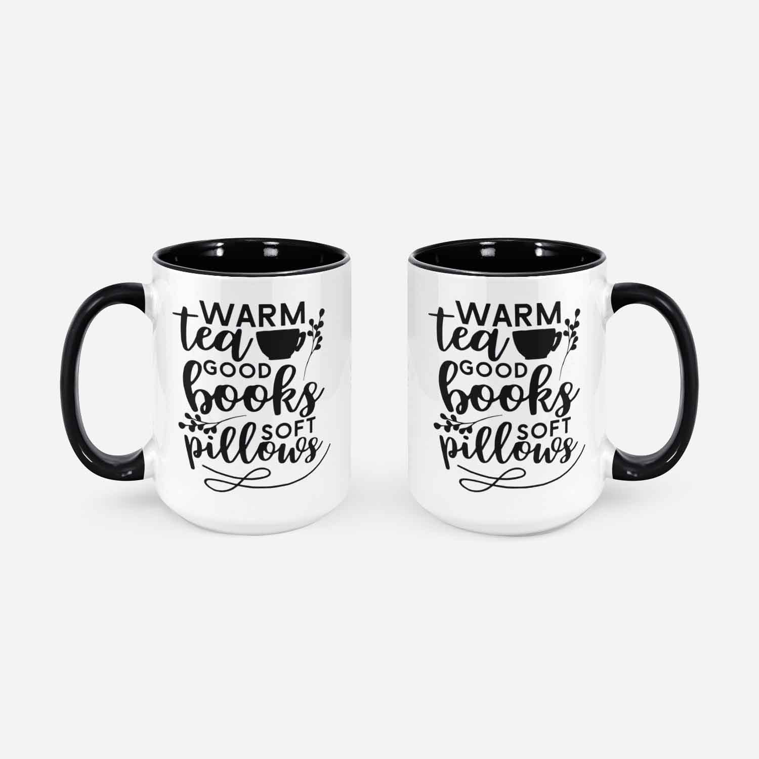 Warm Tea Good Books Soft Pillows Tea Mug Winter Mug Father's Day Gift