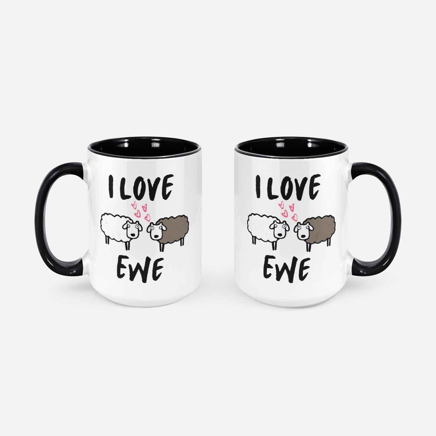 I Love Ewe Mug Gift For Her Him Sheep Lovers Gift Couples Gift Smallholding Gift