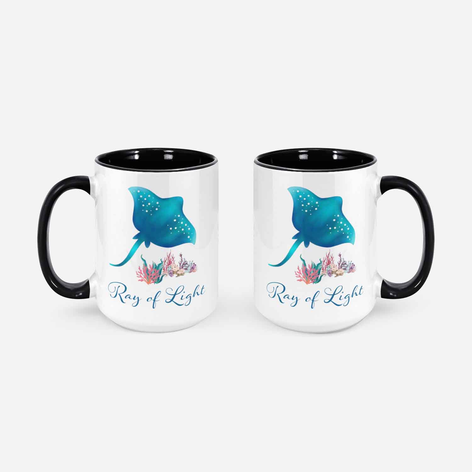 Stingray Coffee Mug Stingray Gift Stingray Mug Ray Of Light Oceanlife Ocean