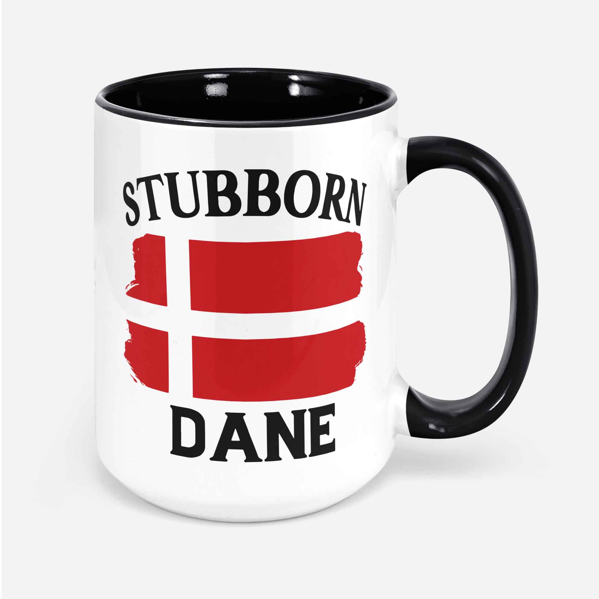 Stubborn Dane Coffee Mug Danish Mug Denmark Coffee Mug