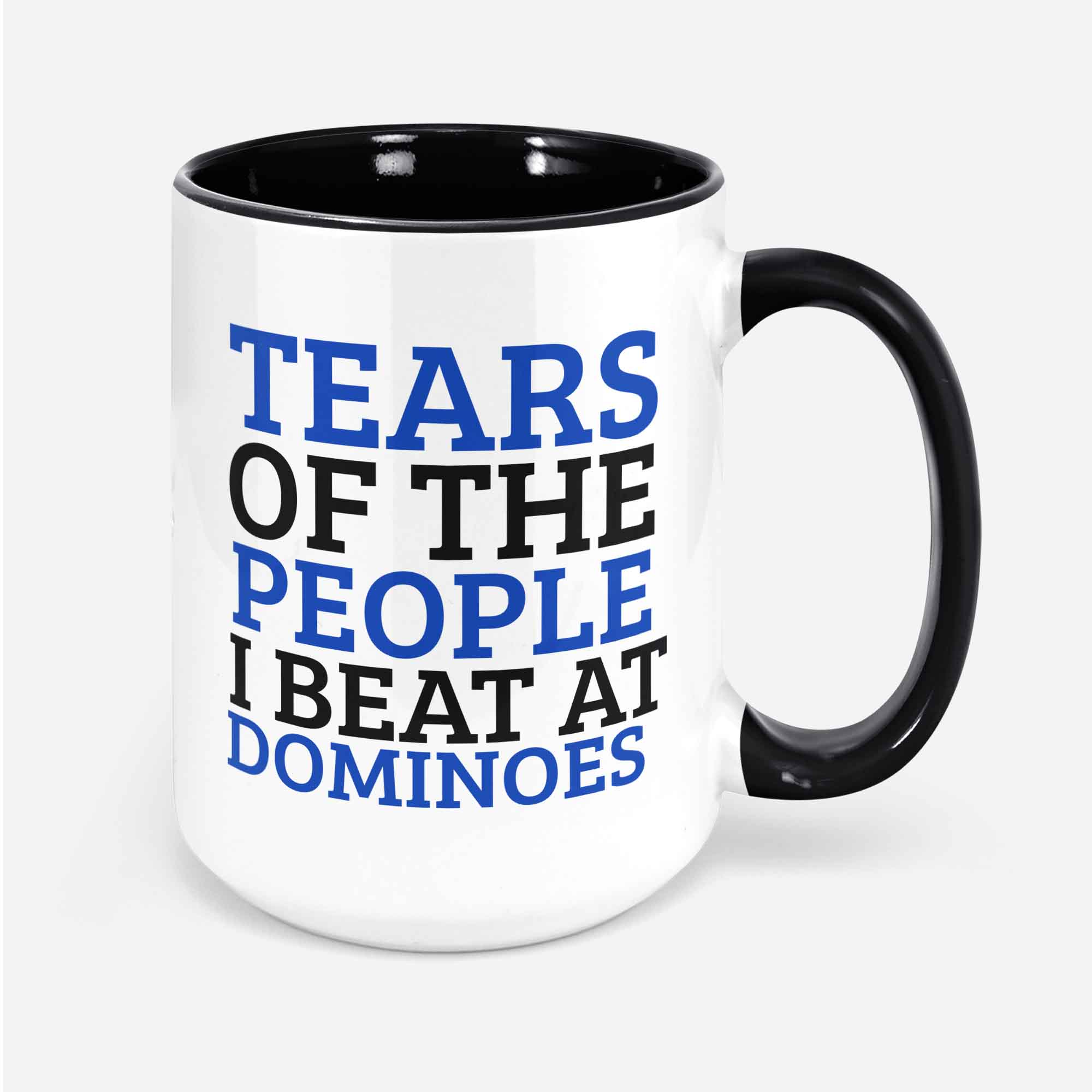 Tears Of The People I Beat At Dominos Mug 11oz 330ml Dominoes Gift Ideas