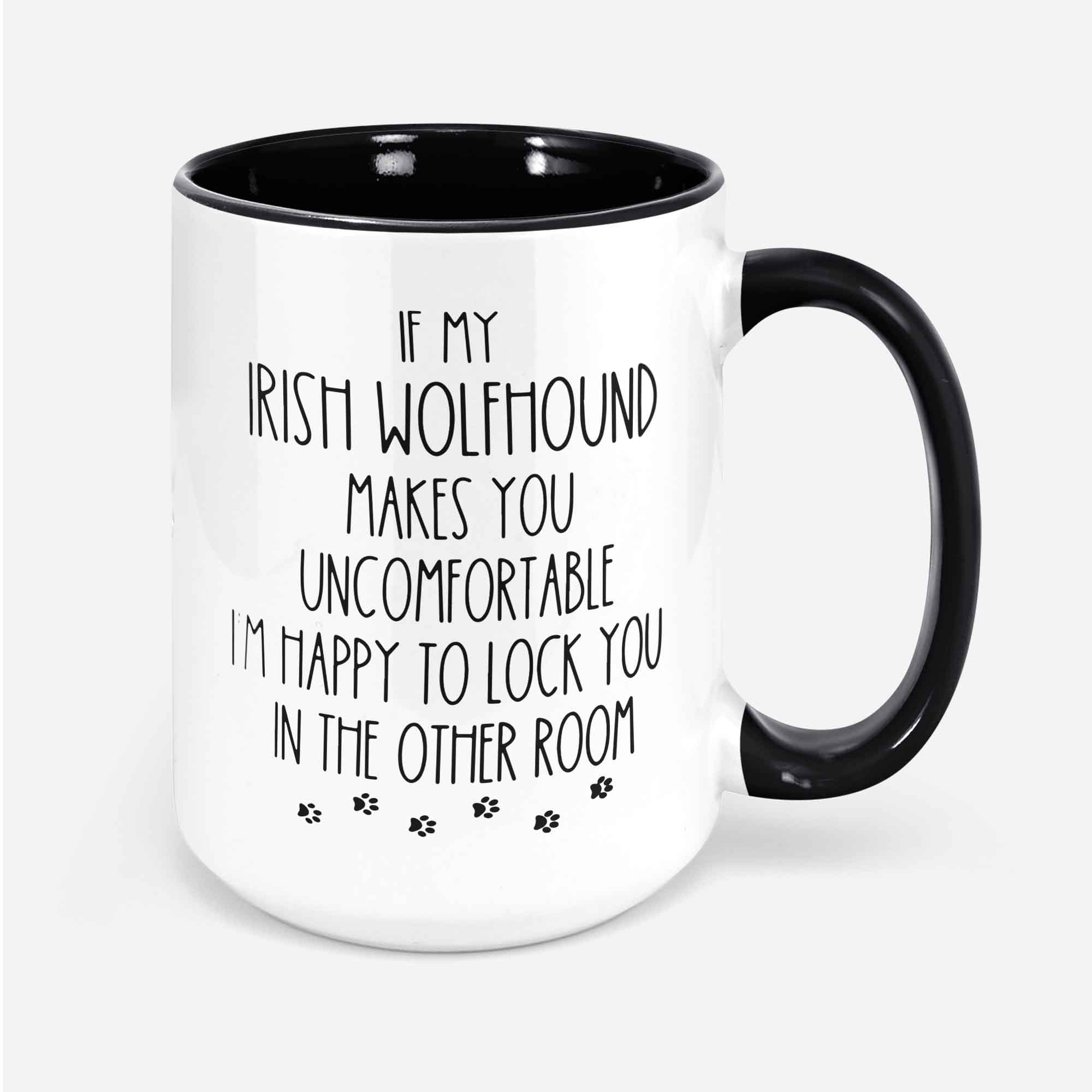 Irish Wolfhound Gift Irish Wolfhound Dog Owner Mug Funny Irish Wolfhound Gifts For Irish Wolfhound Dog Dad Dog Mom Gift Mug Funny Dog Cup