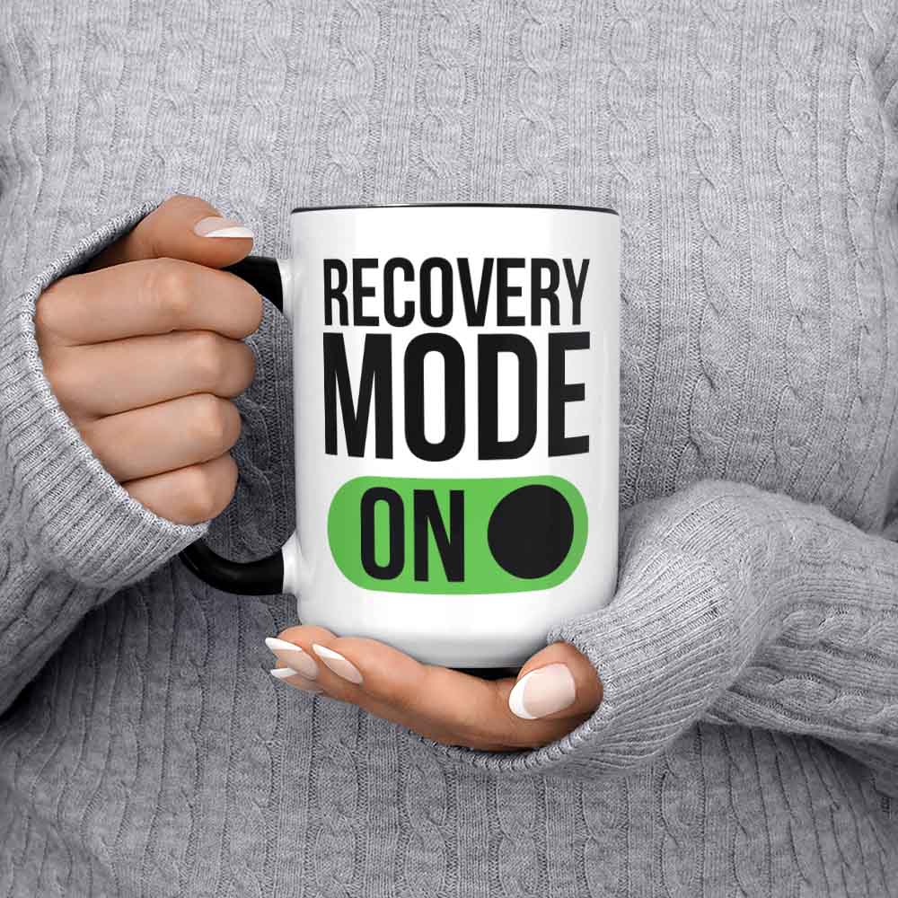 Recovery Mode On Get Well Gift Funny Injury Coffee Mug Men Women