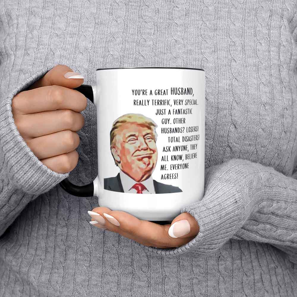 Father's Day Husband Husband Trump For Husband Husband Funny Mug Gift For My