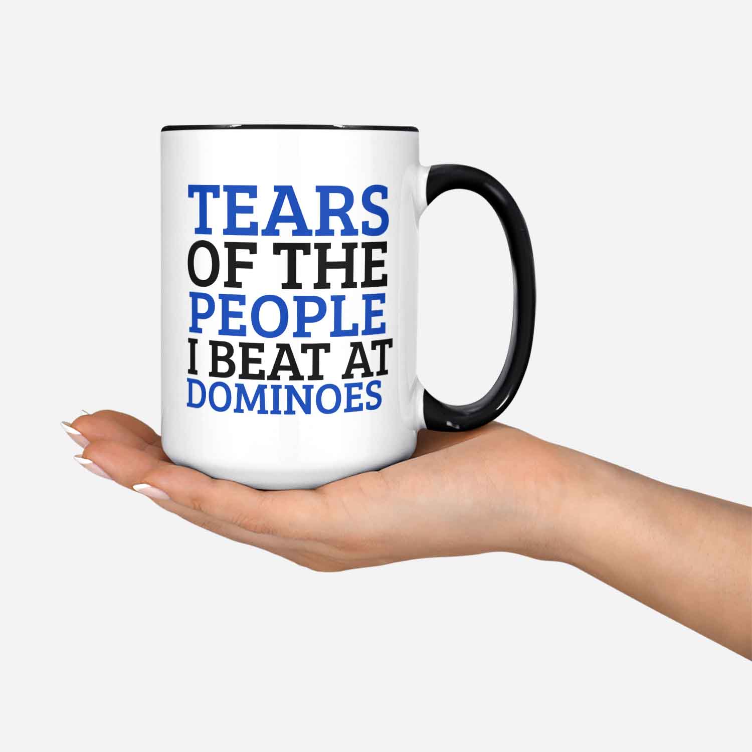 Tears Of The People I Beat At Dominos Mug 11oz 330ml Dominoes Gift Ideas