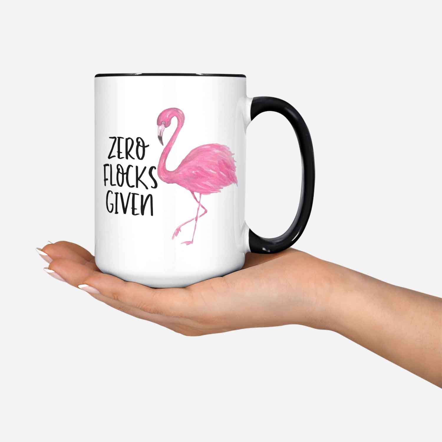 Flamingo Coffee Mug Pink Flamingo Mug Flamingo Cup Zero Flocks Given Flamingo