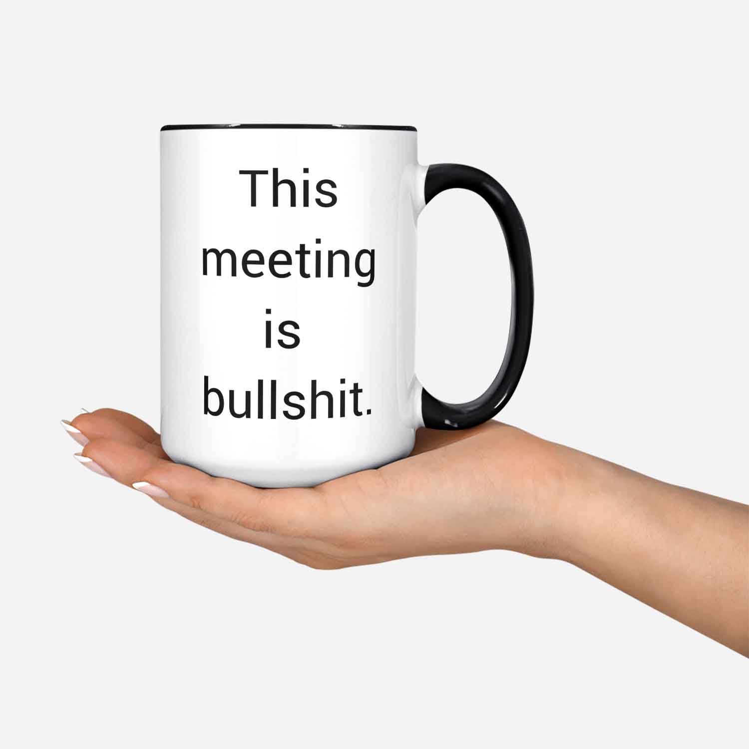 This Meeting Is Bullshit Mug Funny Work Coffee Mug Coworker Christmas Gift Colleague Tea Mug Group Gift Ideas Funny Meeting Tea Mug