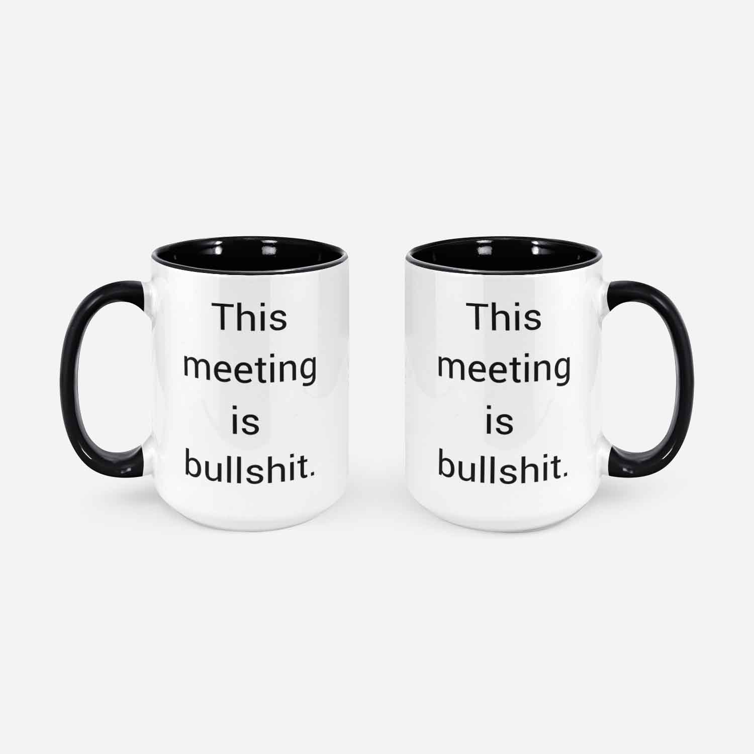 This Meeting Is Bullshit Mug Funny Work Coffee Mug Coworker Christmas Gift Colleague Tea Mug Group Gift Ideas Funny Meeting Tea Mug