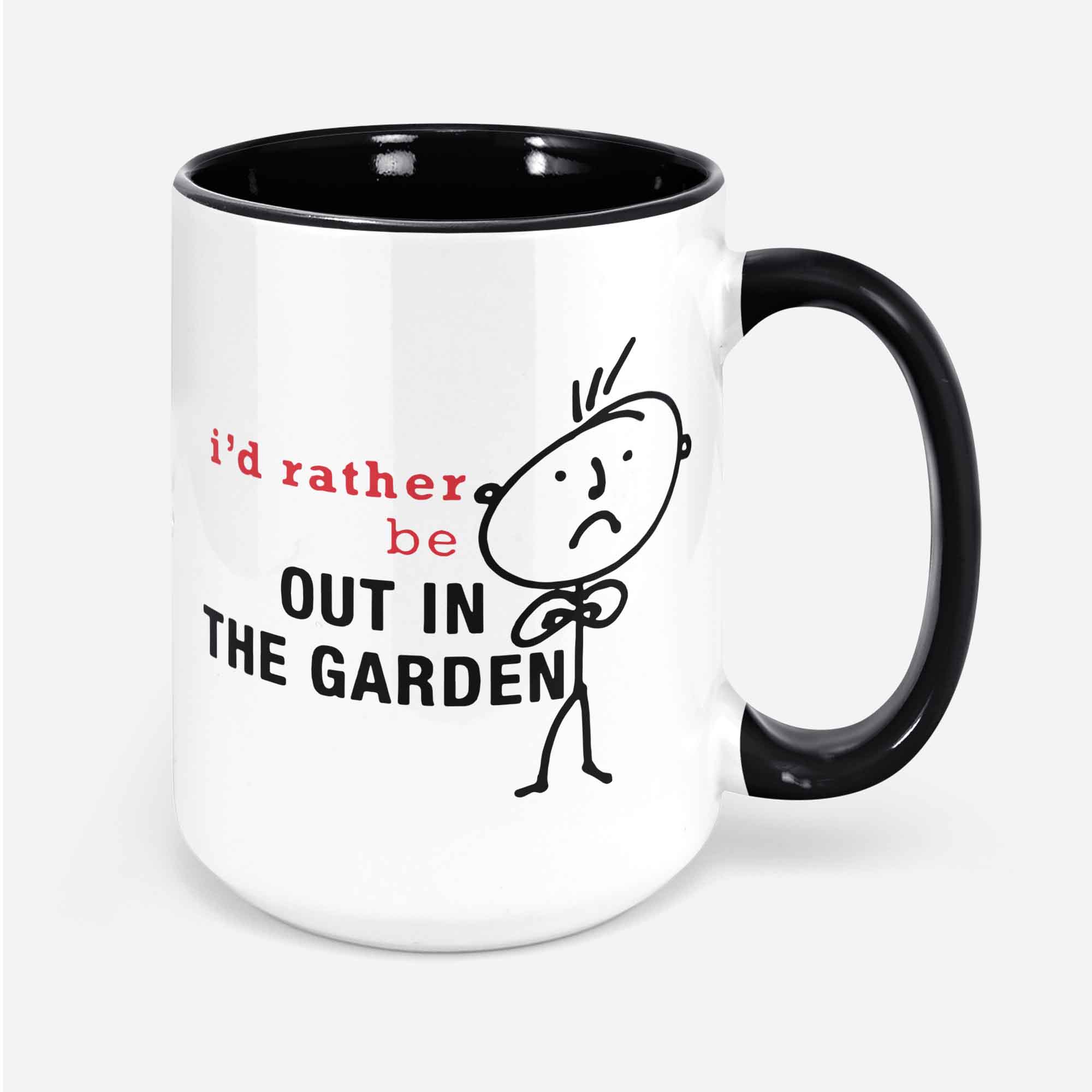 Garden Mug Big Mug I'd Rather Be Out In The Garden Man Mug Father Day Present