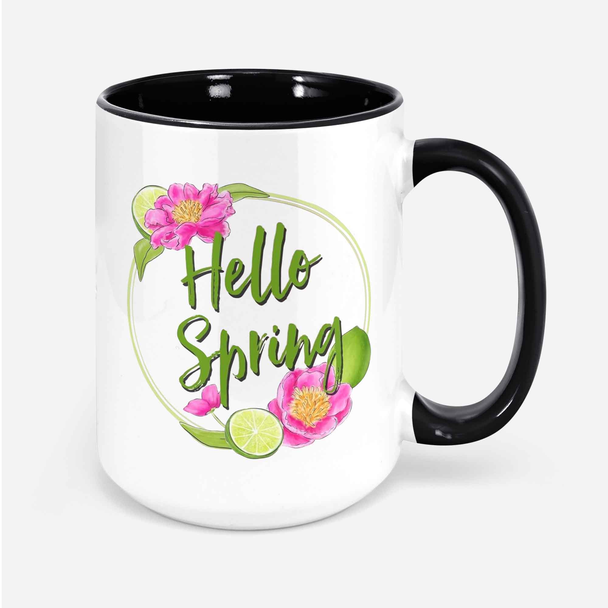 Hello Spring Coffee Mug Hello Spring Mug Spring Has Sprung Mug Spring Coffee Mug Spring Décor I Love Spring Mug Coffee Lover Gift