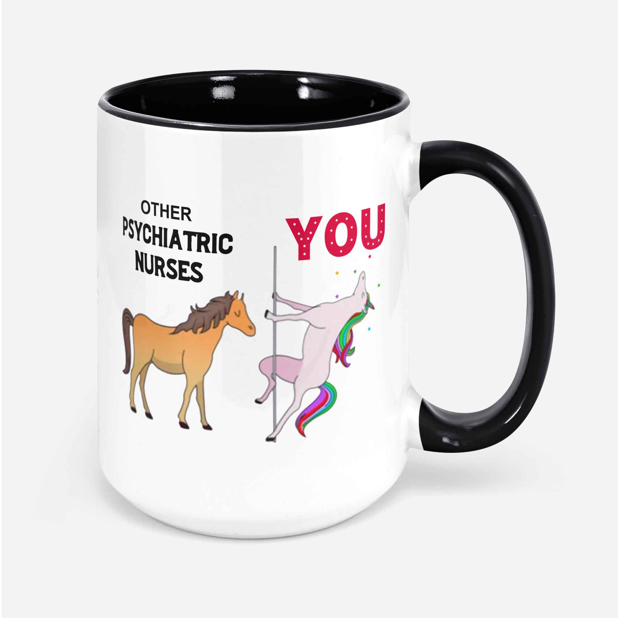 Best Psychiatric Nurse Gift Psych Nurse Unicorn Mug