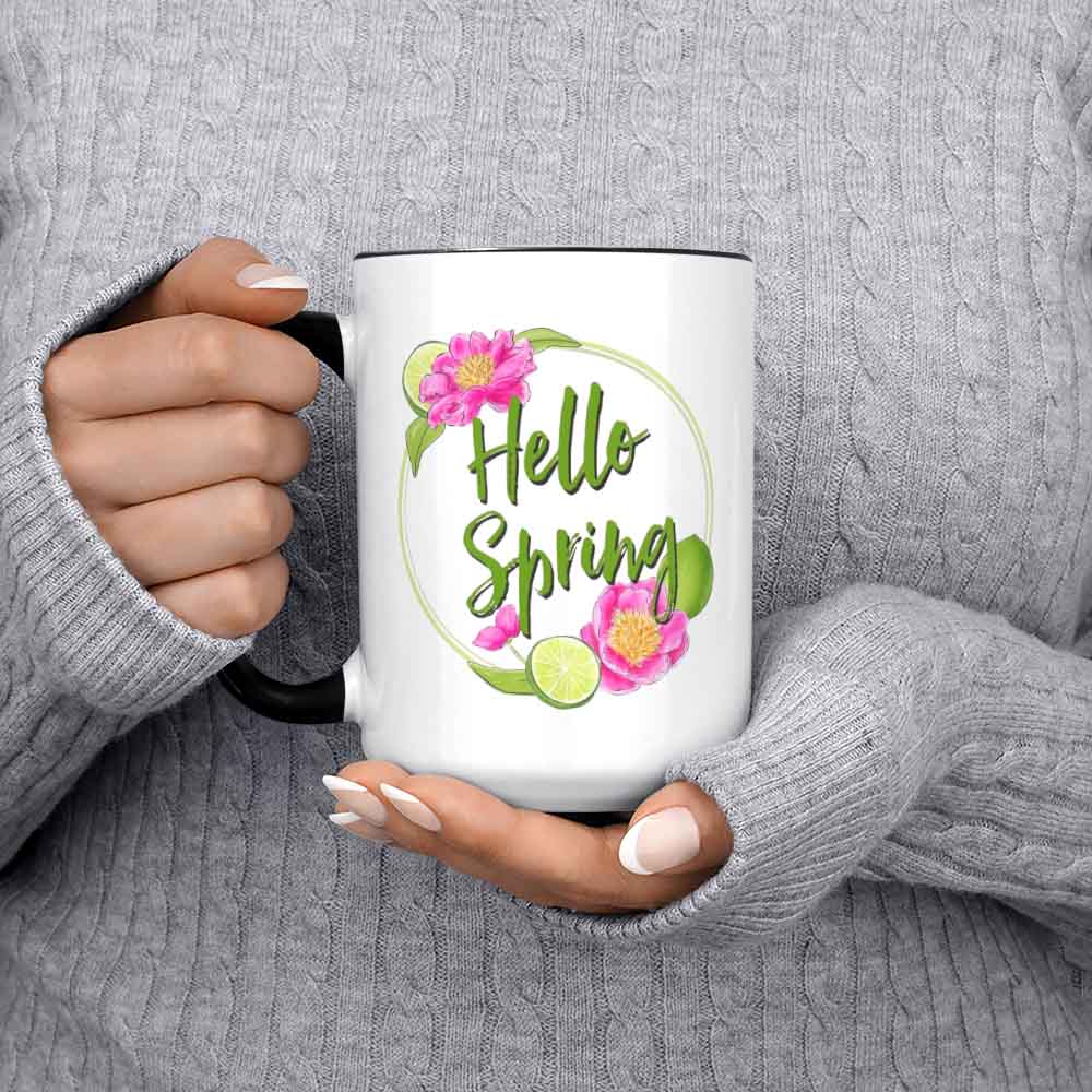 Hello Spring Coffee Mug Hello Spring Mug Spring Has Sprung Mug Spring Coffee Mug Spring Décor I Love Spring Mug Coffee Lover Gift