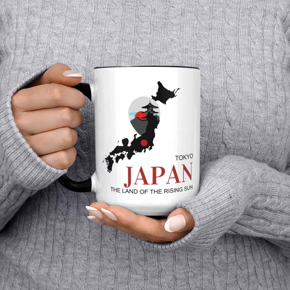 Tokyo Japan The Land Of The Rising Sun Mug 11oz 330ml Japanese Gifts