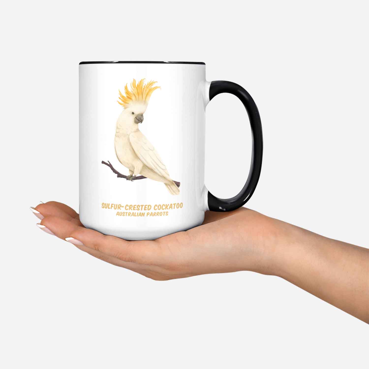 Sulfur Crested Cockatoo Ceramic Coffee Cup Bird Lover Gift Parrot Lover Coffee