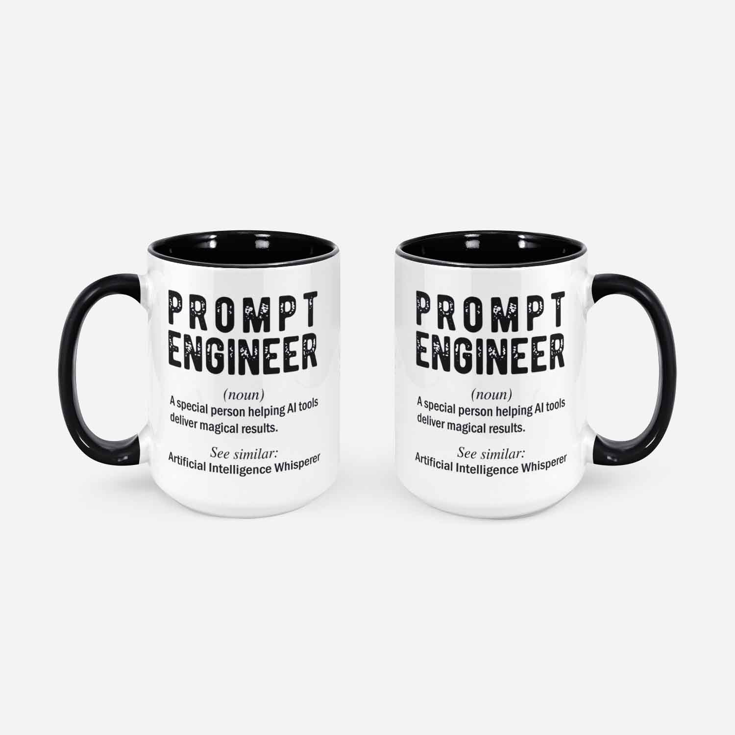 Prompt Engineer Mug. Ai Coffee Mug. Defintion Mug. Machine Learning Gift. Artificial Intelligence Gift. Chatbot Ai Gift