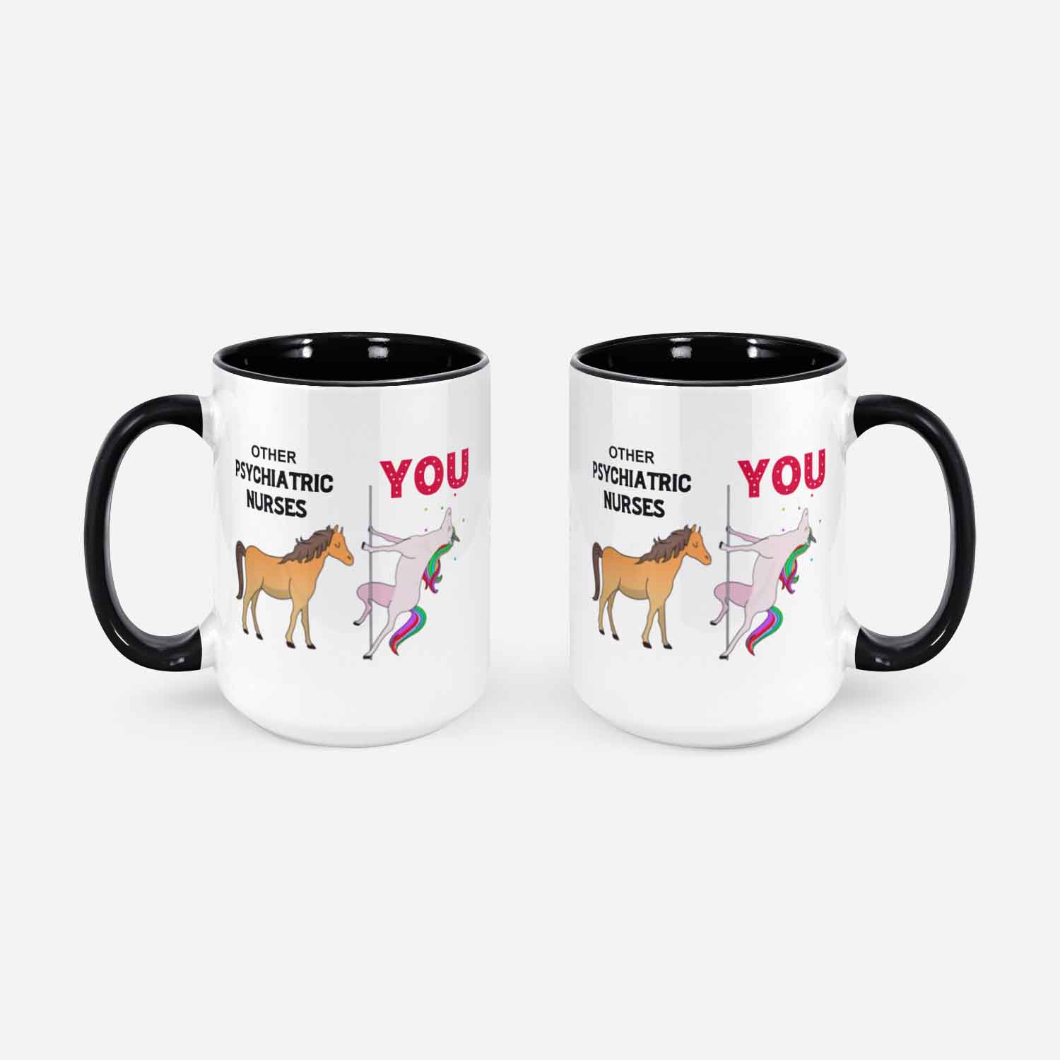 Best Psychiatric Nurse Gift Psych Nurse Unicorn Mug