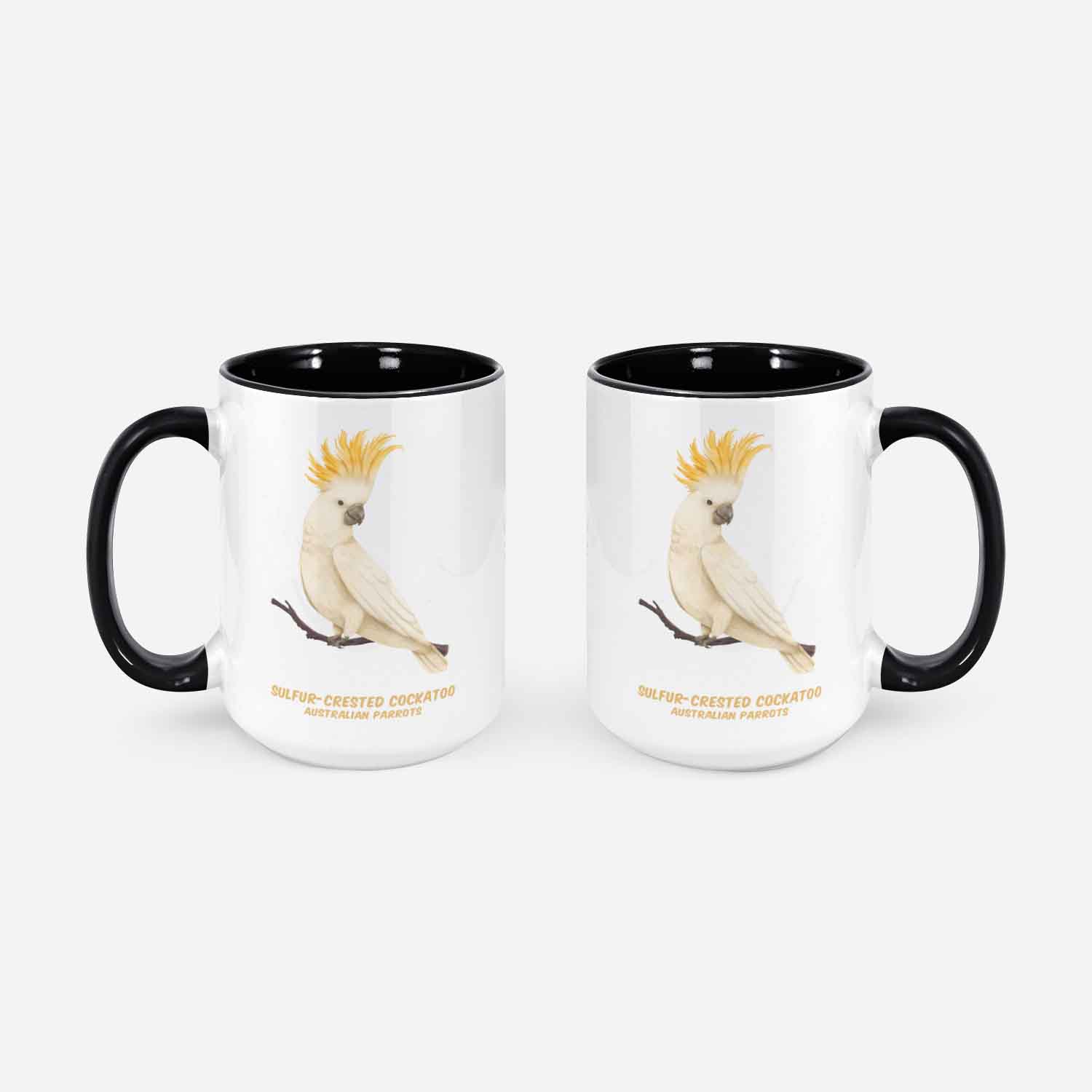 Sulfur Crested Cockatoo Ceramic Coffee Cup Bird Lover Gift Parrot Lover Coffee