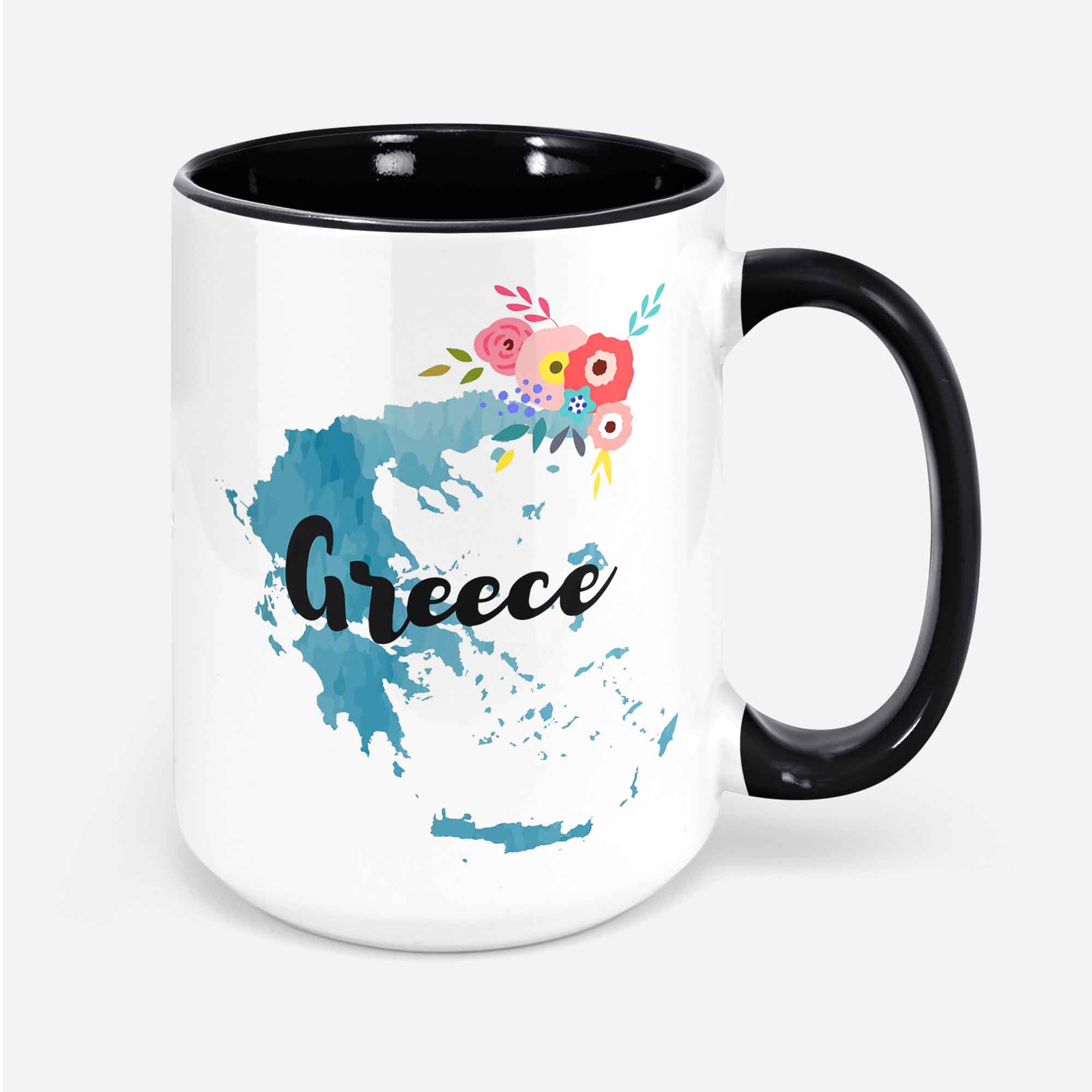 Greece Mug Greece Mug Greek Gift Greece Pride Greek Coffee Mug Greece Map Greece[11oz]