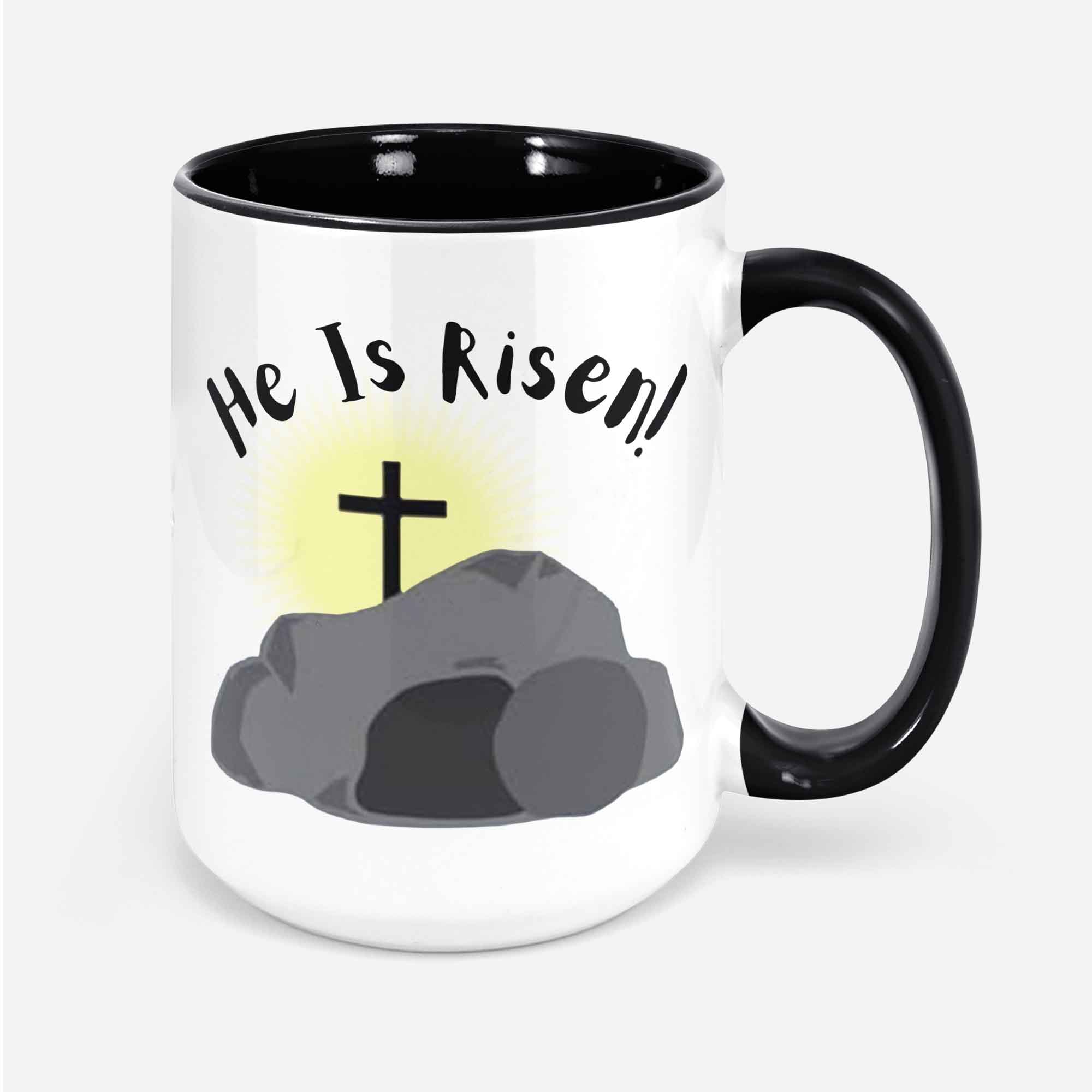 He Is Risen Mug Easter Sunday Matthew 28:6christianity Scripture Religious Bible