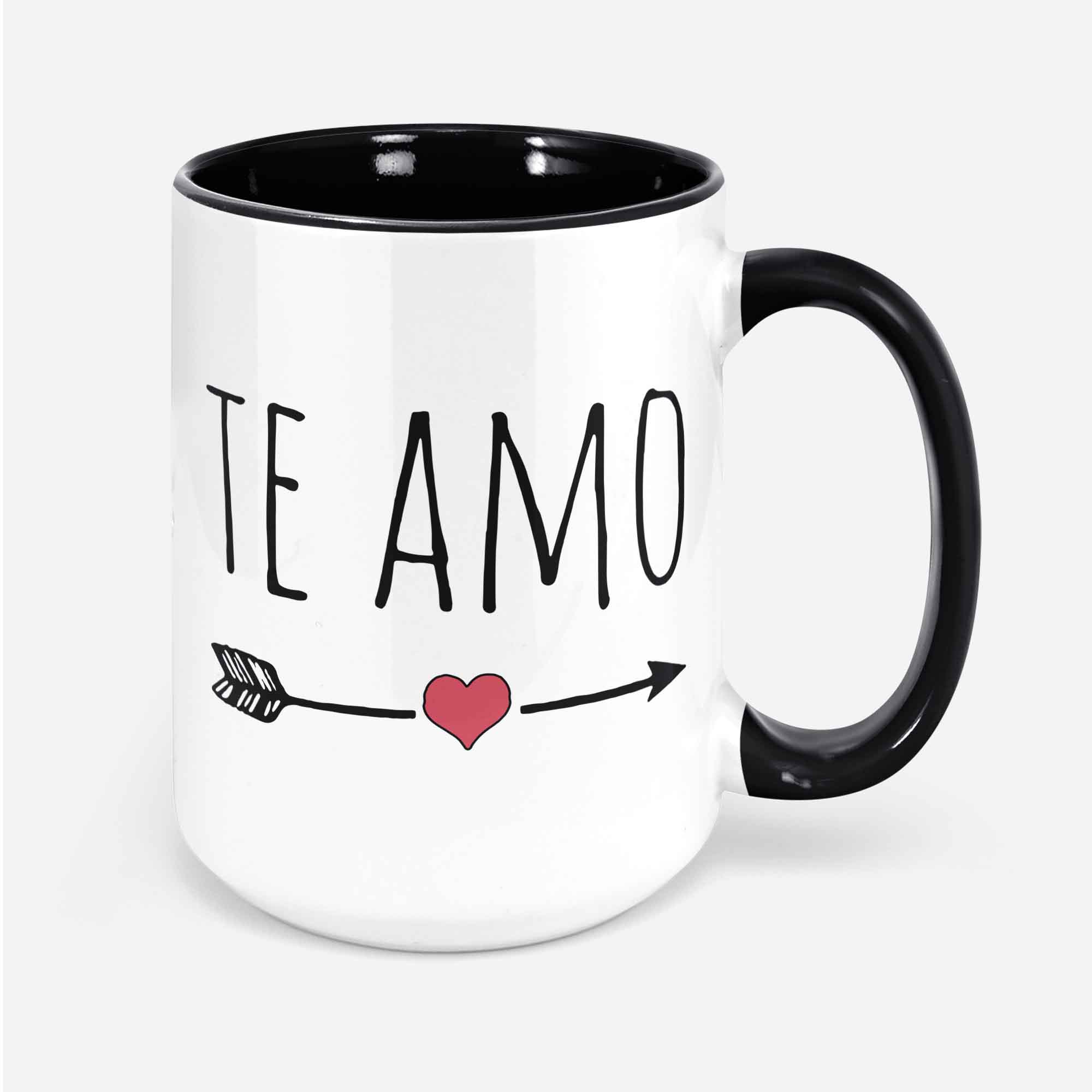 Te Amo Mug Te Amo Coffee Mug Valentines Mug Spanish Regalos Para El Dia De San Valentin Valentines Day Christmas Anniversary Birthday Gift