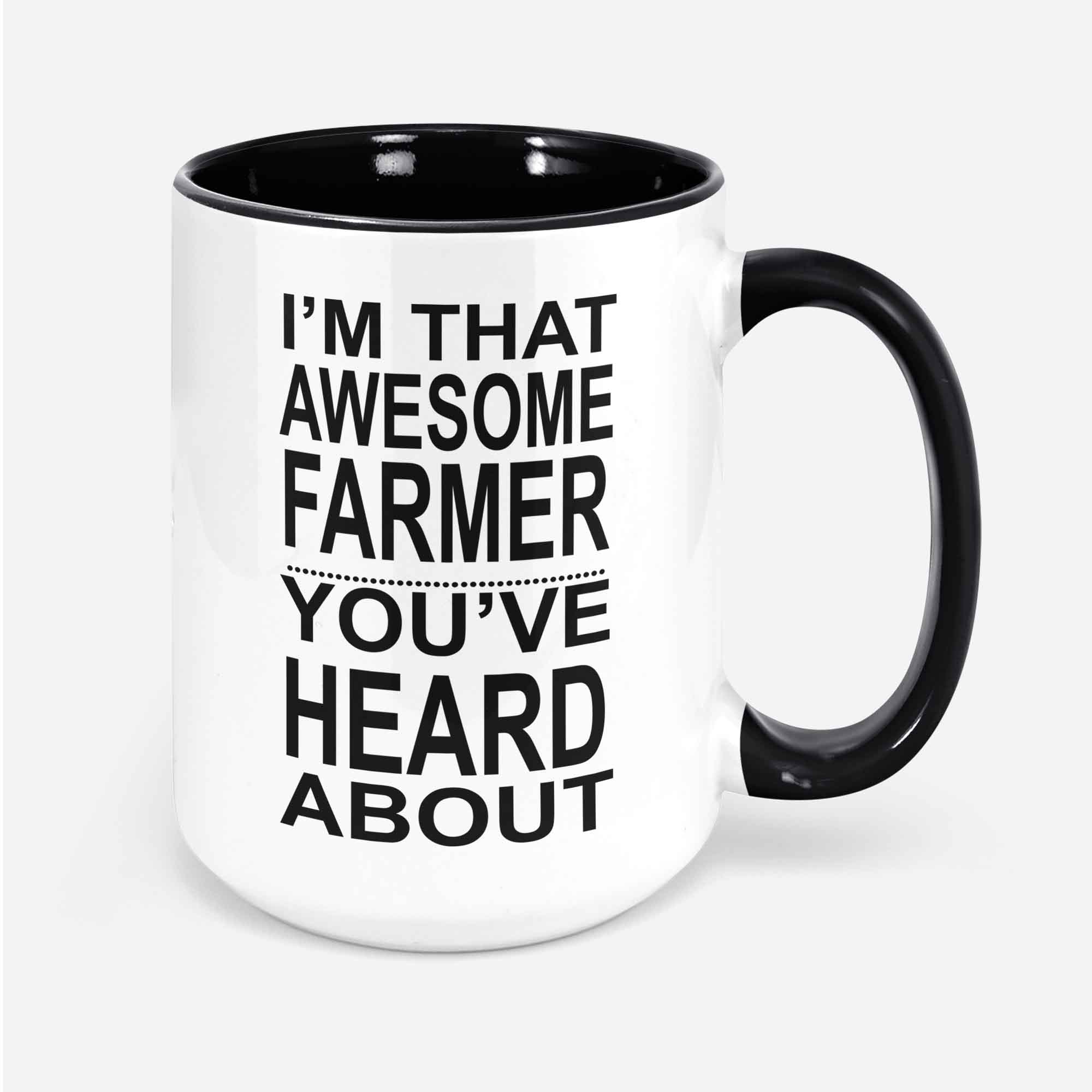 Farmer Mug Gift For Farmer Funny Farmer Coffee Cup I'm That Awesome Farmer Gifts For Farmers Farm Mug Dairy Farmer Gift Farmers Mugs