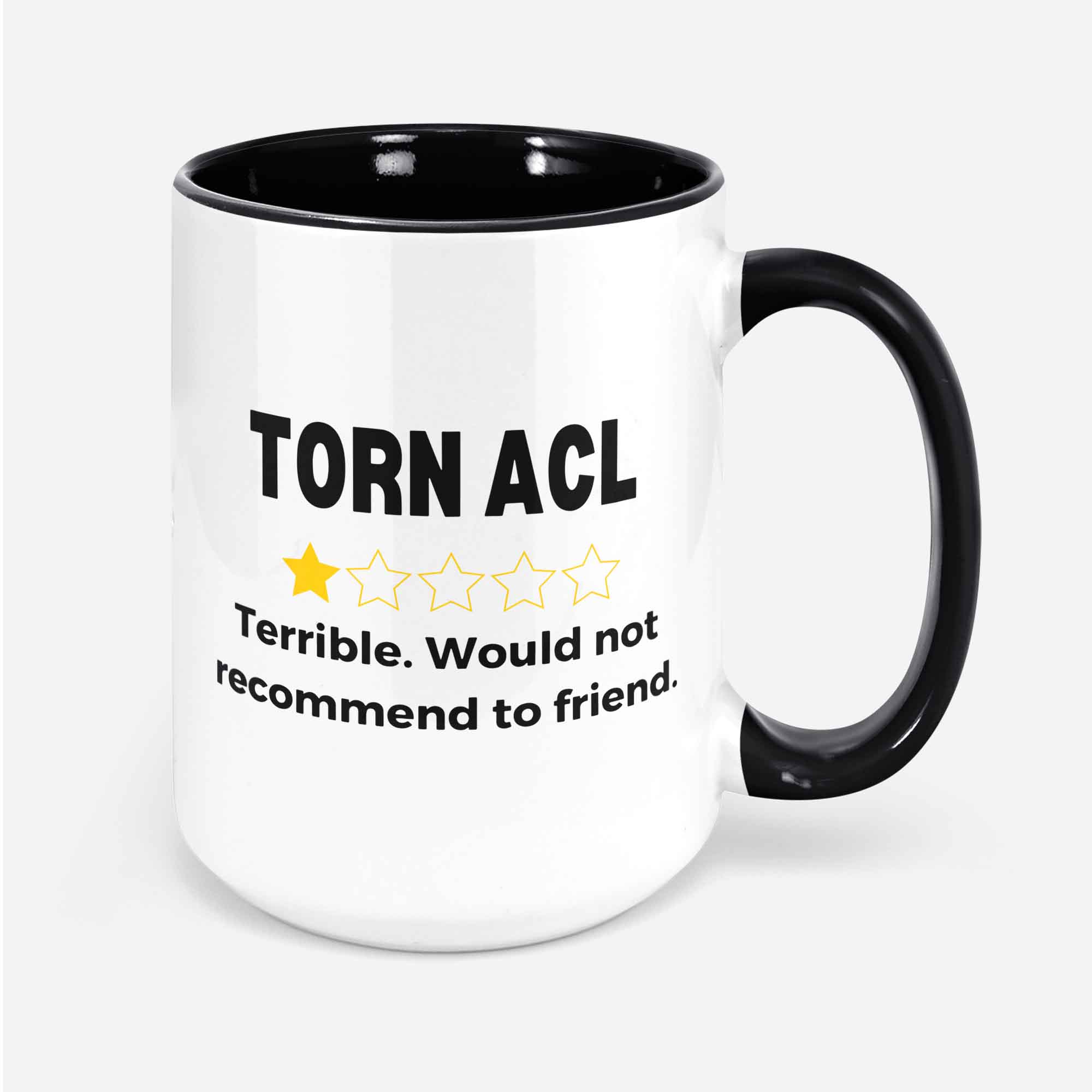 Torn Acl Surgery Mug Knee Surgery Get Well Soon Gift Funny Knee Acl Coffee Mugs