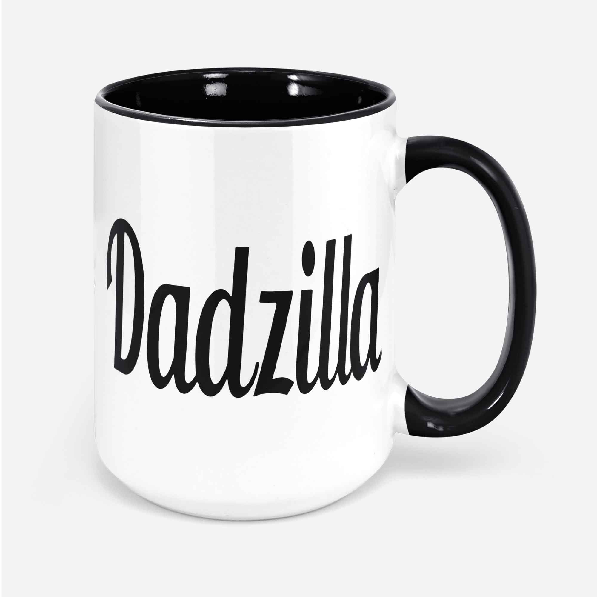 Dadzilla Mug Funny Gift For Dad Godzilla Fan Fathers Day Best Daddy Ever Sarcasm