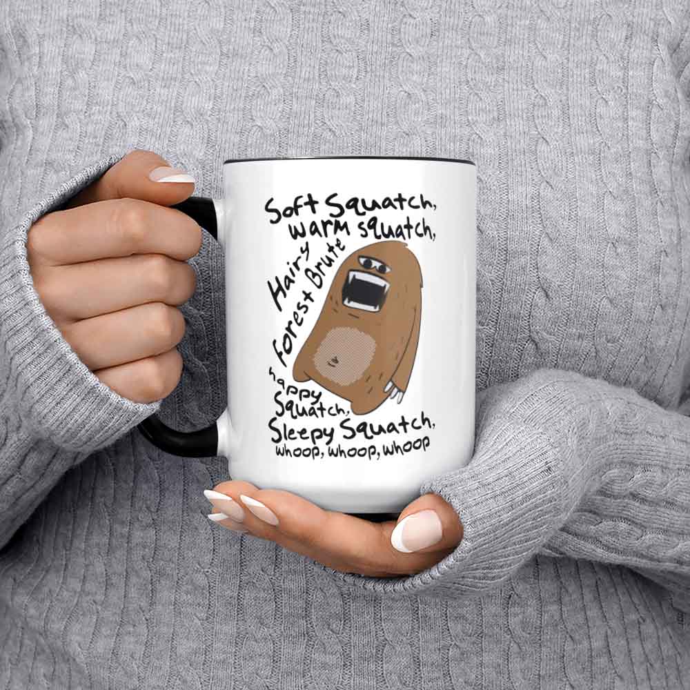 Sasquatch Mug Soft Squatch Warm Squatch Funny Bigfoot Missing Link Gift Coffee Cup Mug