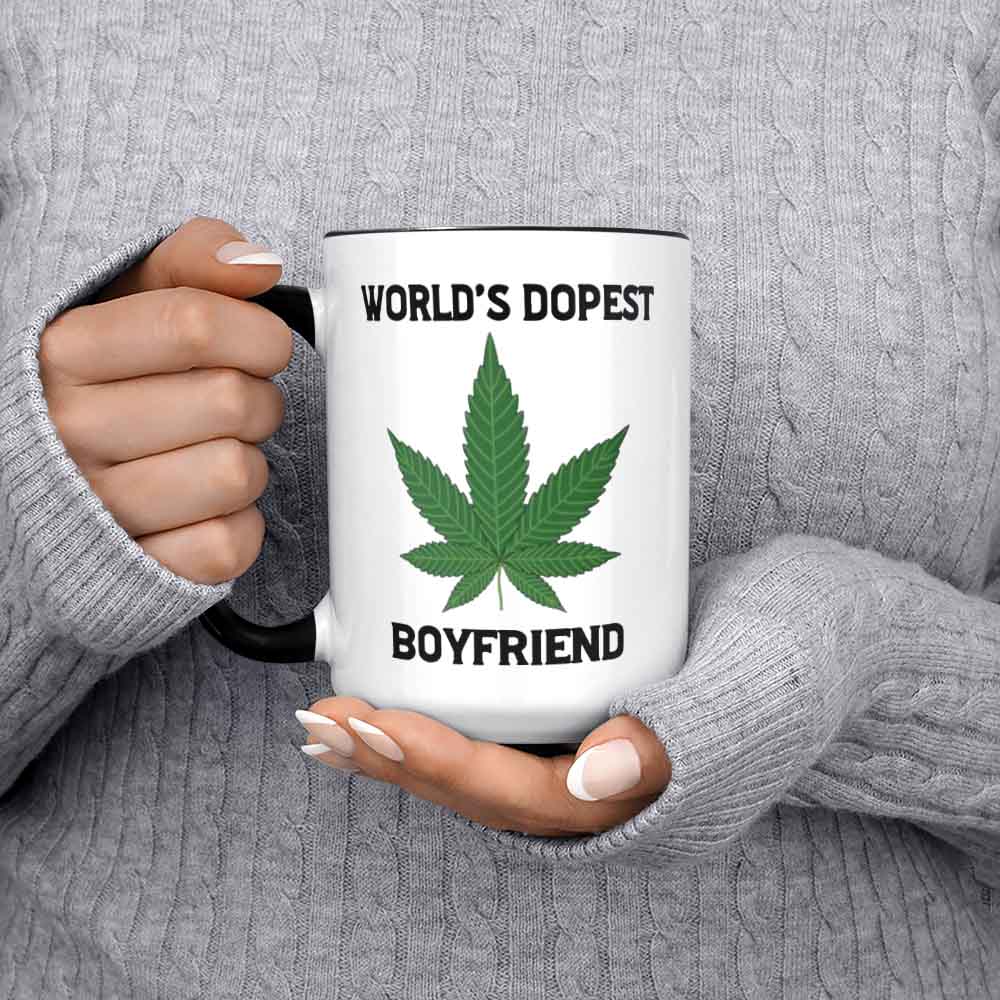 World's Dopest Boyfriend Coffee Mug Funny Boyfriend Birthday Gift