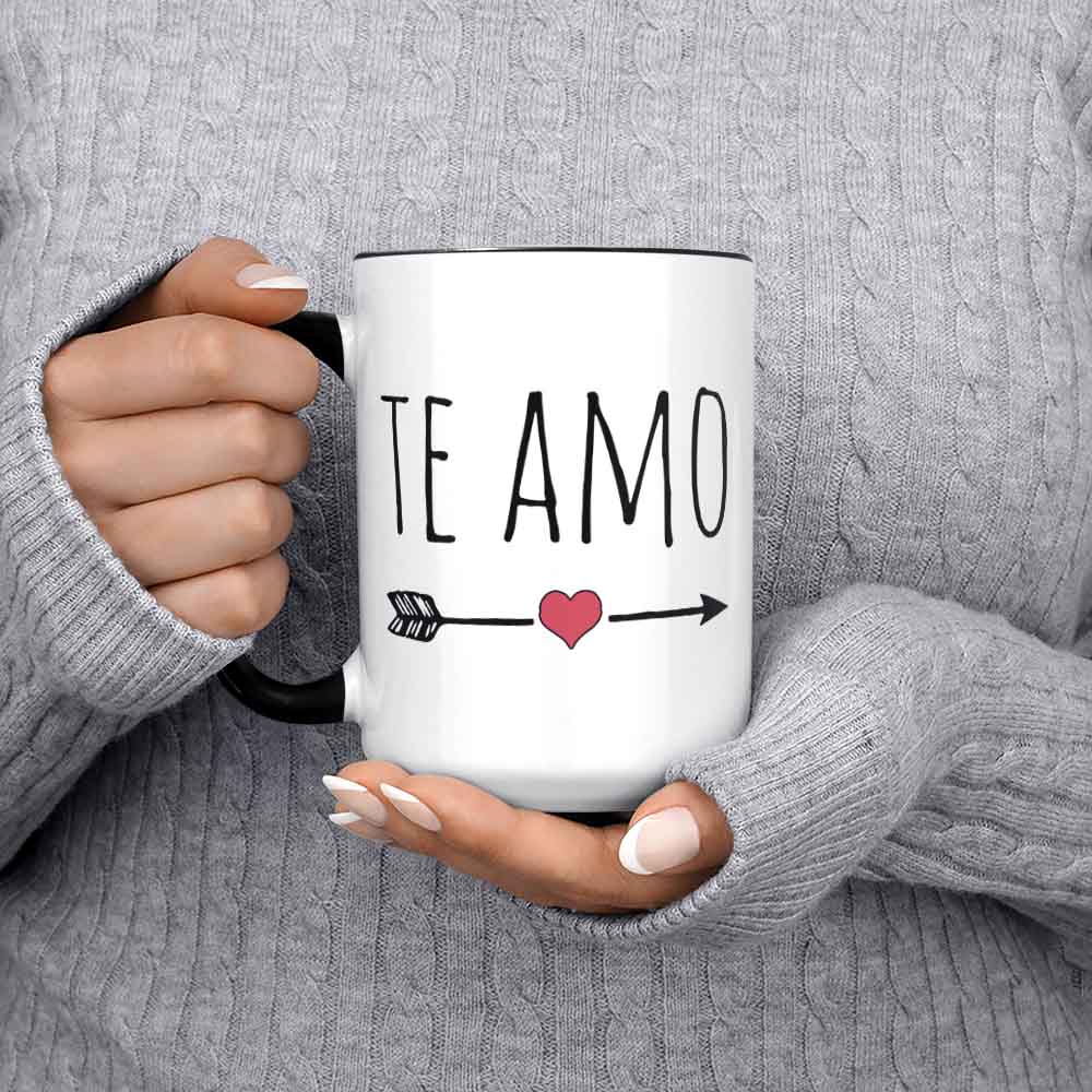 Te Amo Mug Te Amo Coffee Mug Valentines Mug Spanish Regalos Para El Dia De San Valentin Valentines Day Christmas Anniversary Birthday Gift