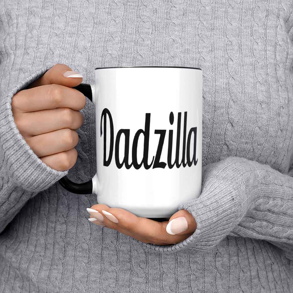 Dadzilla Mug Funny Gift For Dad Godzilla Fan Fathers Day Best Daddy Ever Sarcasm