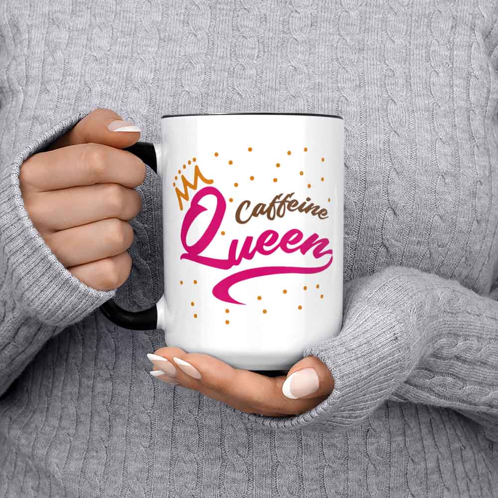 Caffeine Queen Custom Coffee Mug