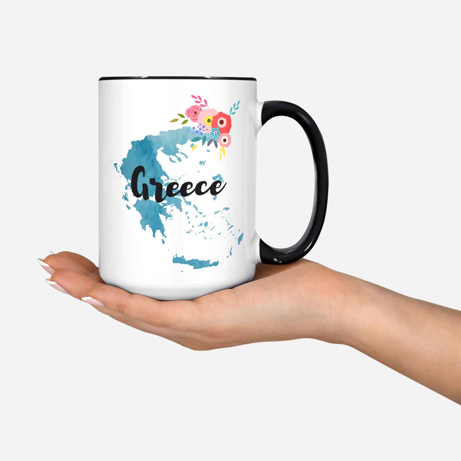 Greece Mug Greece Mug Greek Gift Greece Pride Greek Coffee Mug Greece Map Greece[11oz]