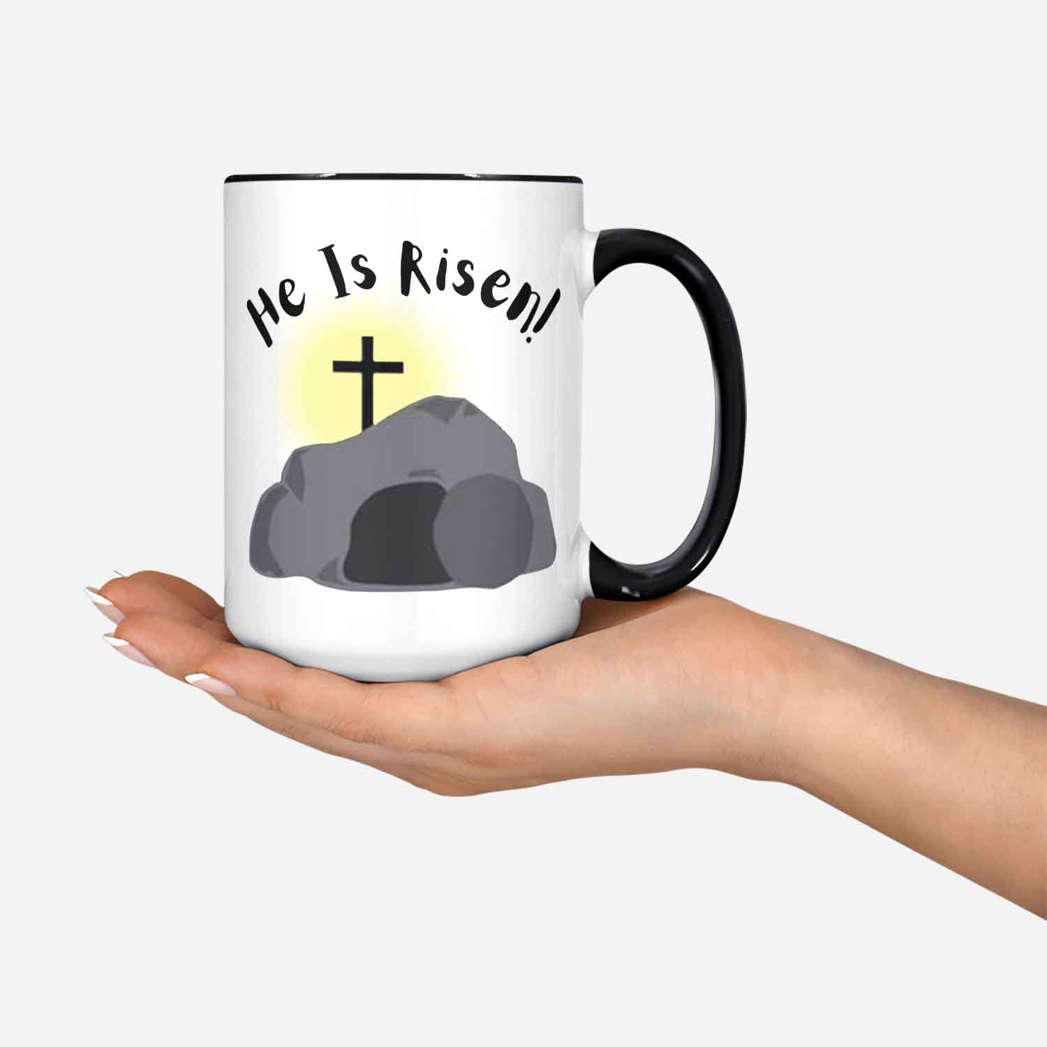 He Is Risen Mug Easter Sunday Matthew 28:6christianity Scripture Religious Bible