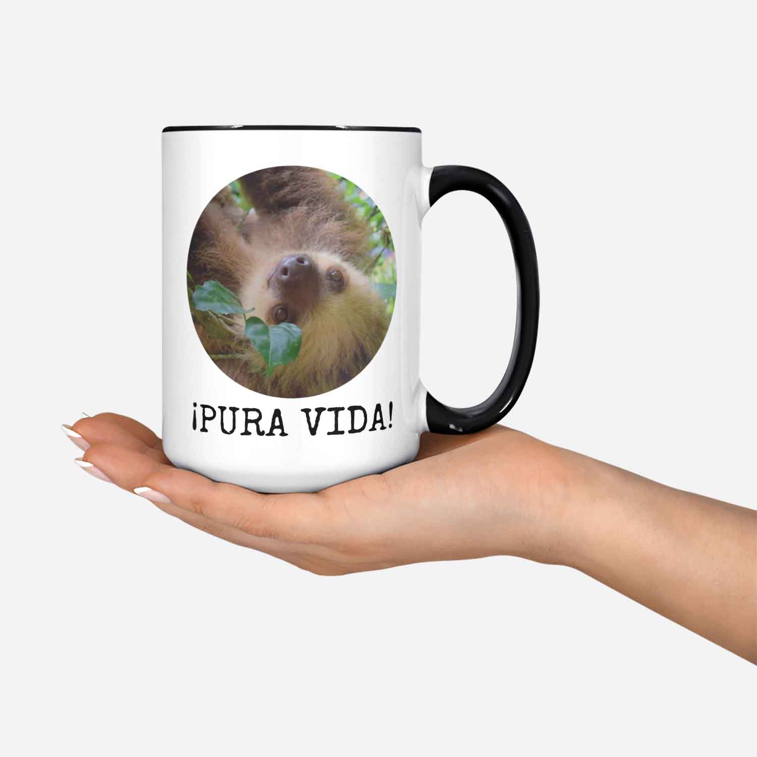 Sloth Mug Pura Vida Costa Rica Mug Sloth Gifts Costa Rica Souvenir Tica Gift Spanish Gifts Mug In Spanish