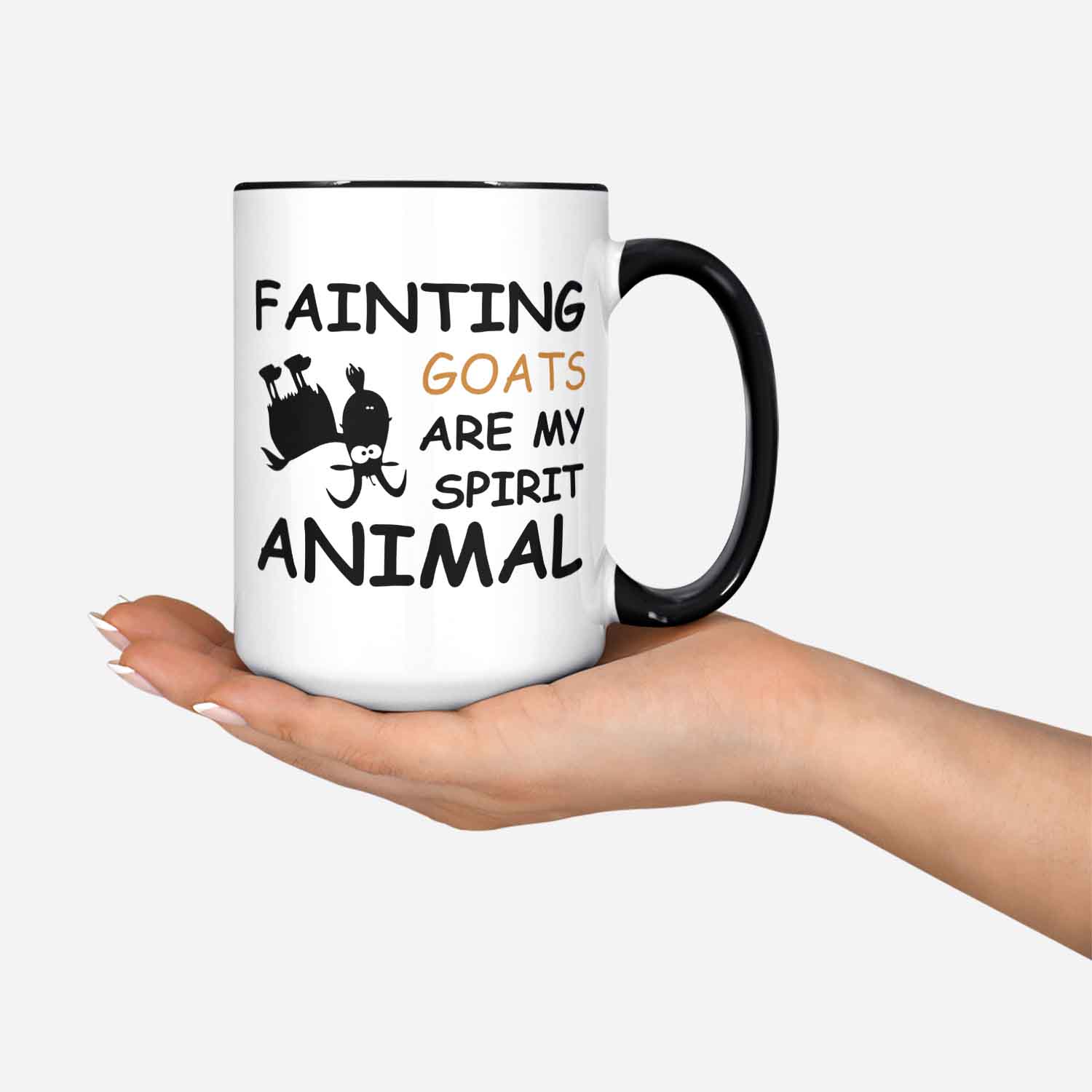 Fainting Goat Mug Fainting Goats Gifts Fainting Goats Are My Spirit Animal Funny Fainting Goat Cup Goat Lover Present Goat Farmer Farm