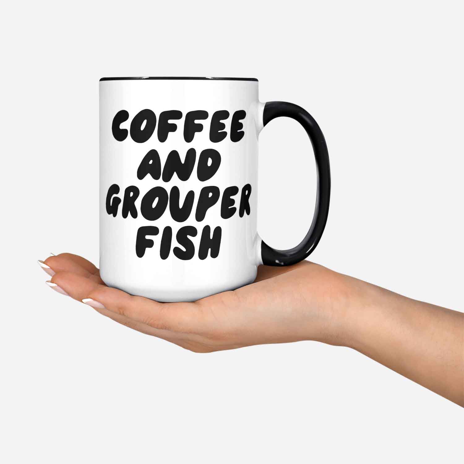 Grouper Fish Mug Funny Coffee Cup Birthday Gifts For Men And Women