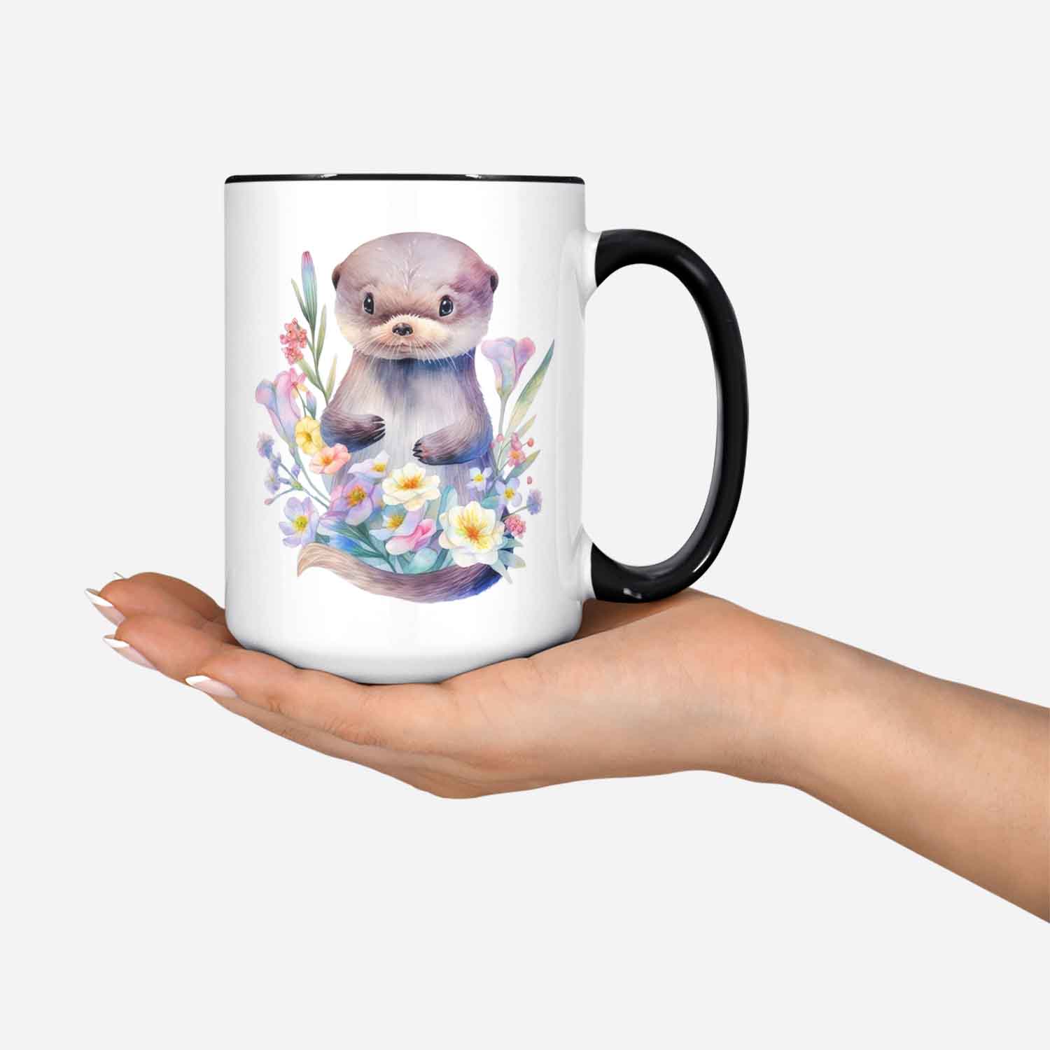 Otter Mug Sea Otter Mug Otter Coffee Mug Sea Otter Art Otter Lover Gift Sea